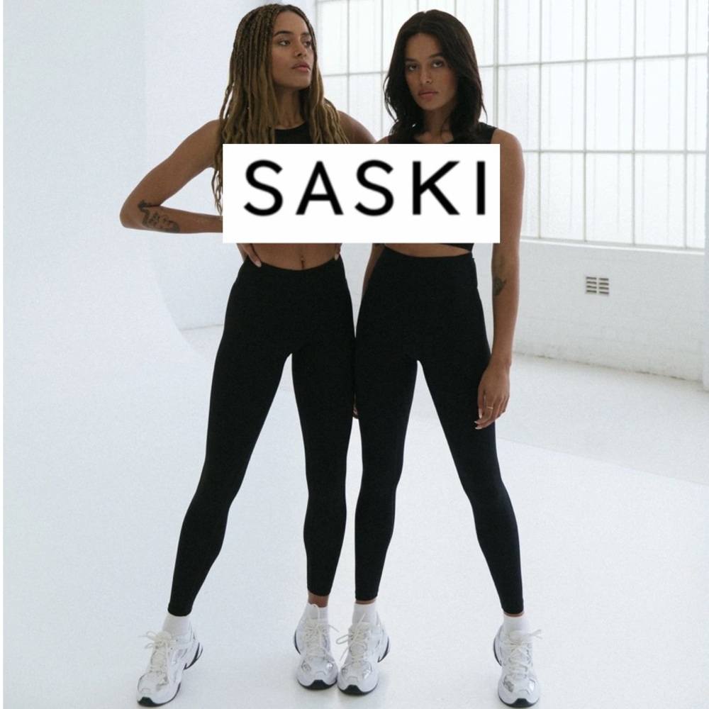SASKI Black High Waist Leggings